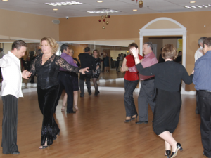 Group adult ballroom dance lesson at Siti Dance Studio in Philadelphia