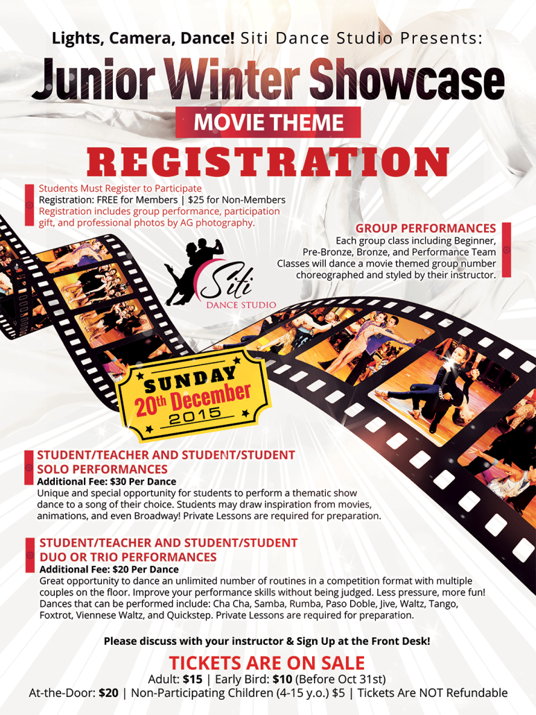 junior winter showcase 2015 registration - siti dance studio