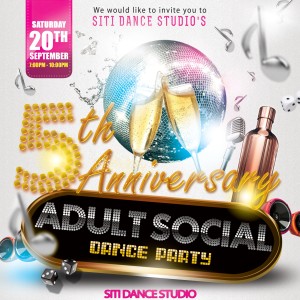 5th Anniversary Adult Social Dance Party @ Siti Dance Studio | Pennsylvania | United States