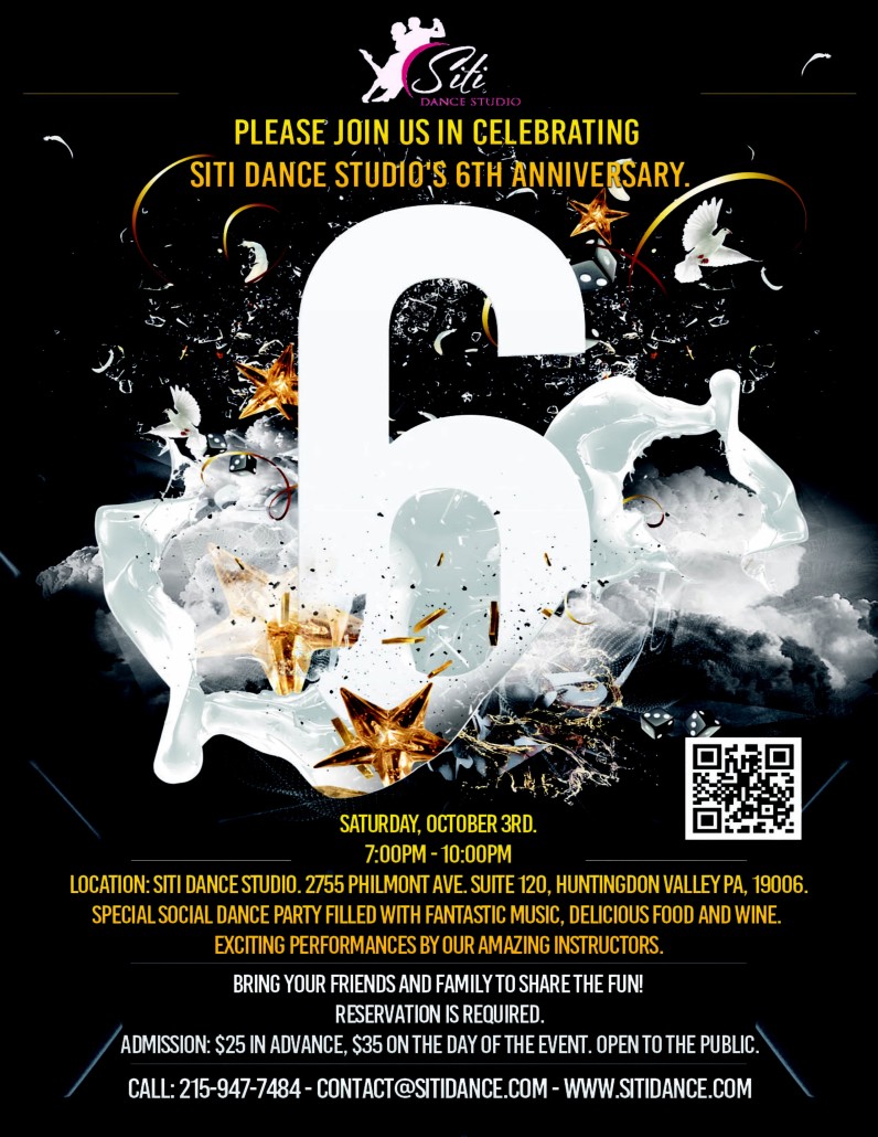 6th anniversary social dance party full - siti dance studio