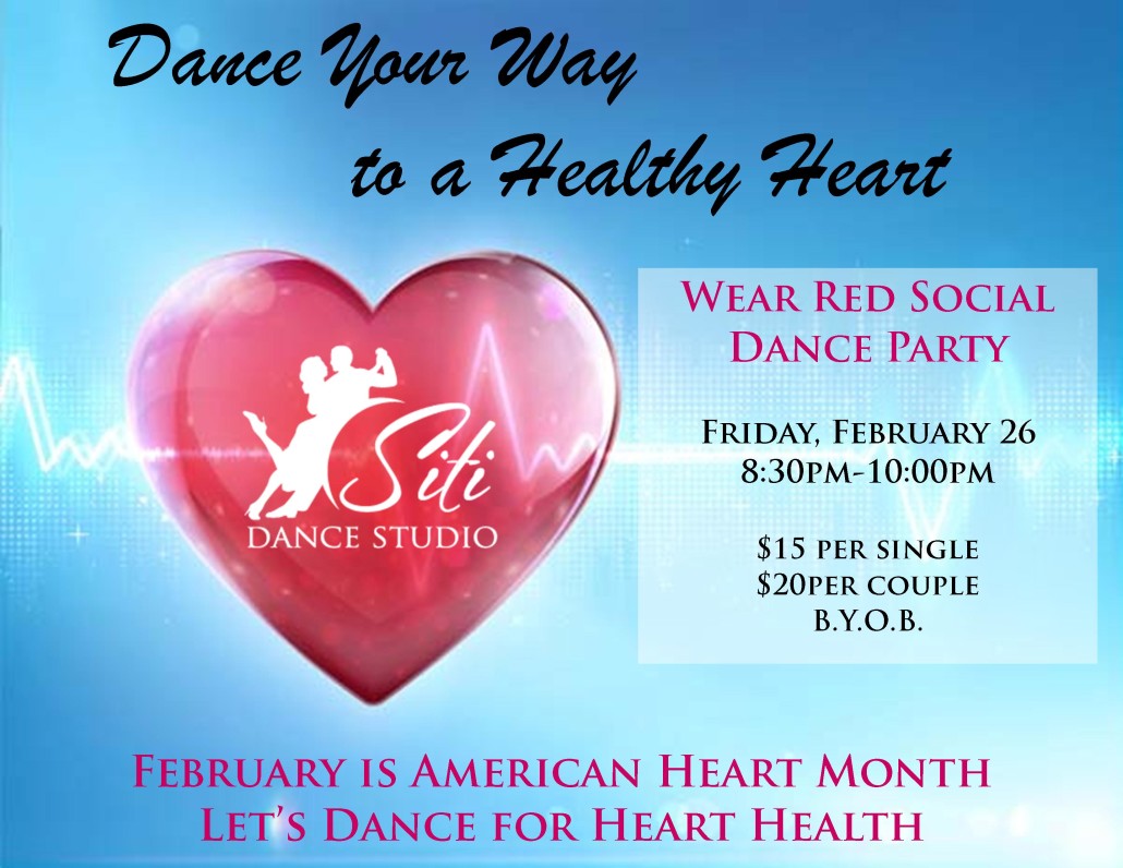 Wear Red social dance Party